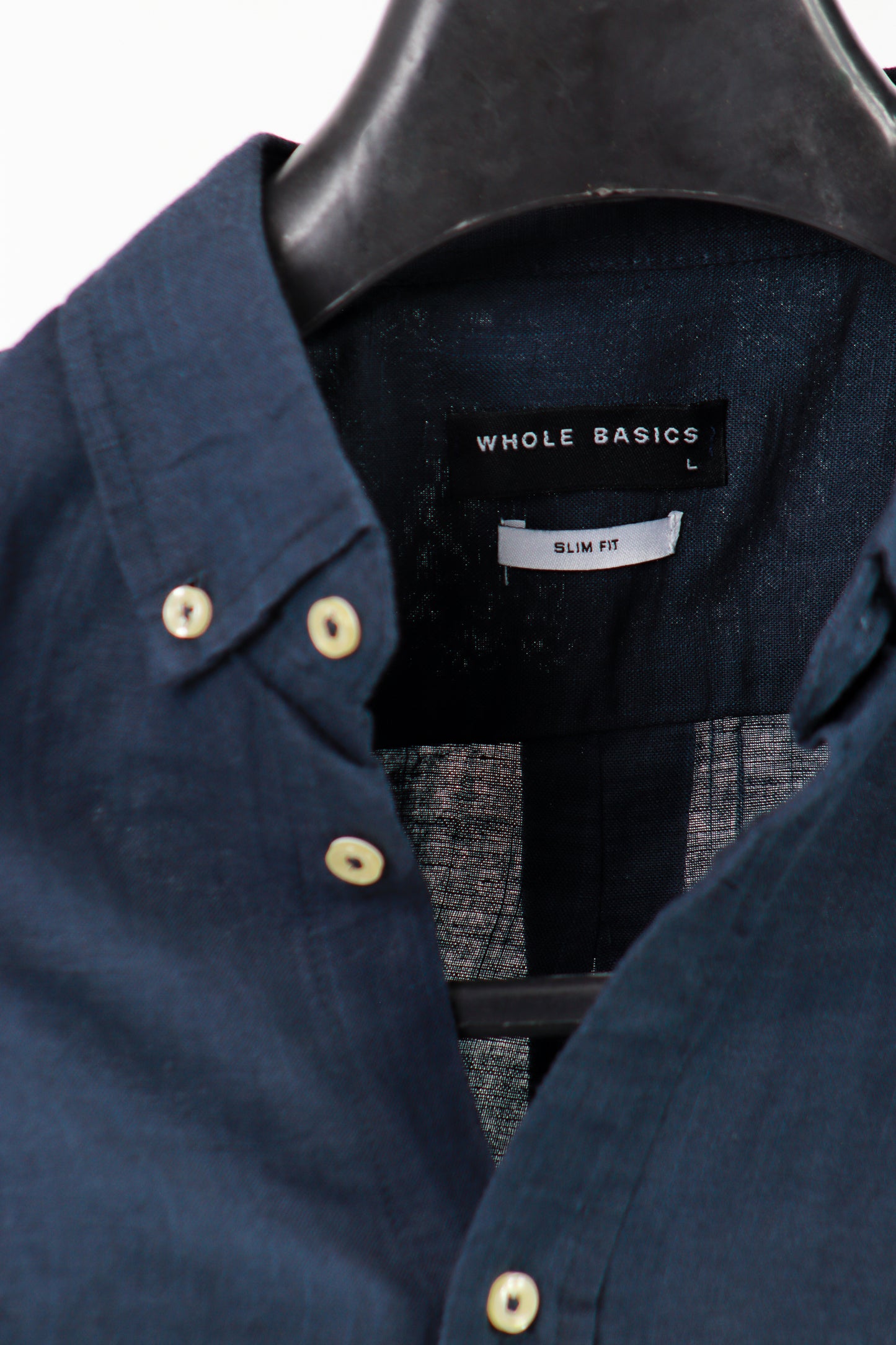 LINEN NAVY SHIRT 1.0